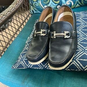 Ferragamo Moccasin with Gancini Ornament